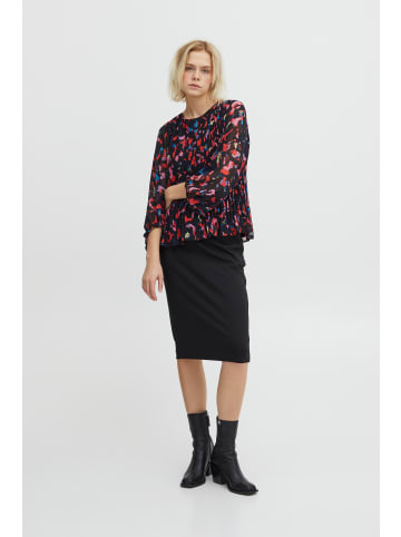 ICHI IHNALLA LS Loose fit in Poppy Red Print Mix 1