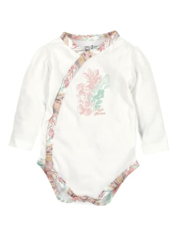 Nini Langarmbody Blume in weiss