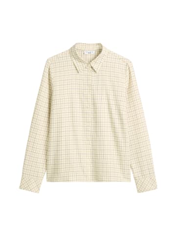 Marc O'Polo DENIM Karo-Bluse loose in Offwhite
