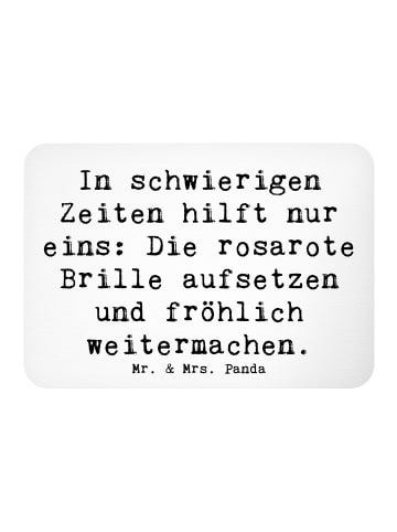 Mr. & Mrs. Panda Magnet Spruch Hoffnung in schwierigen Zeiten mi... in Weiß