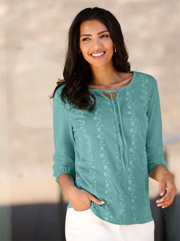 Sieh an! 3/4-Arm-Shirt in salbei