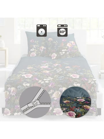 Bierbaum Mako Satin Bettwäsche in ozean