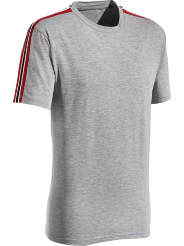 Erwin Müller Single-Jersey Herren T-Shirt in grau meliert