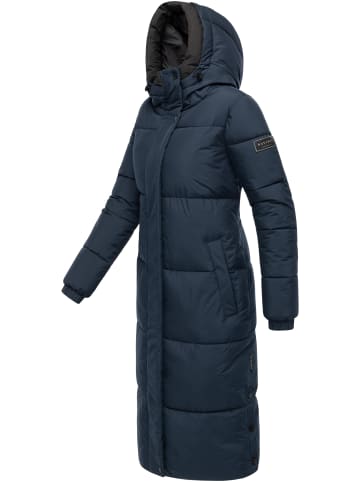 Navahoo Steppmantel Taublüte XIV in Navy