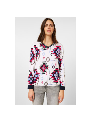 Cecil Langarmbluse in vanilla white