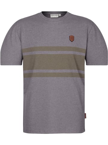 naketano T-Shirt "Haschisch in der Blutbahn" in Grau