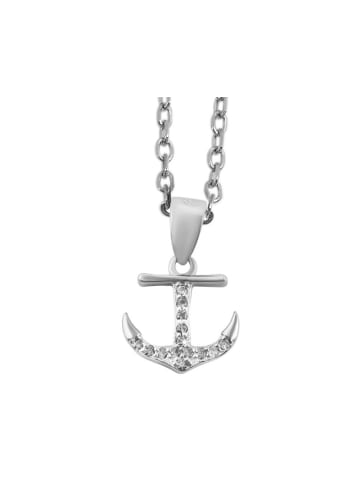 Adeliás Damen Anhänger aus 925 Silber mit Zirkonia in silber