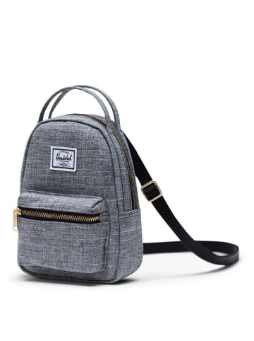 Herschel Nova - Schultertasche 10 cm in raven crosshatch