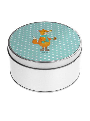 Mr. & Mrs. Panda Aufbewahrungsbox Fuchs Keks ohne Spruch in Türkis Pastell