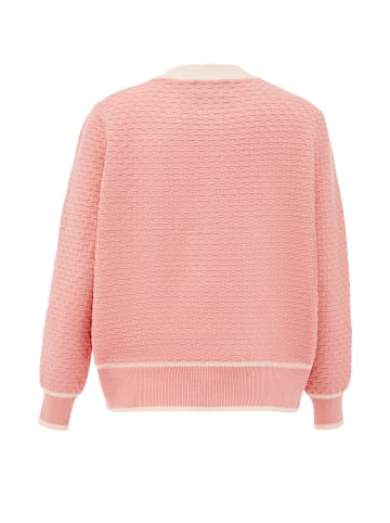faina Women Cardigan in Rosa Wollweiss