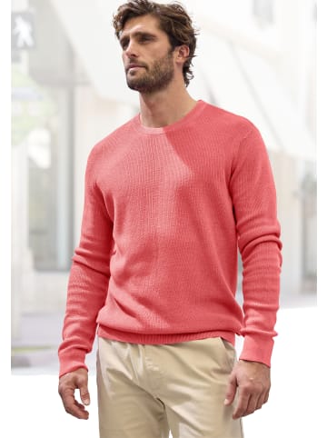 John Devin Strickpullover in koralle