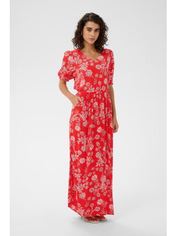 Kaffe Kleid KAisolde Regular fit in Poppy Red Chalk Flower