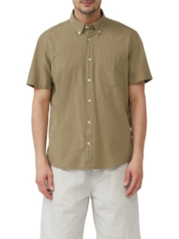 S. Oliver Kurzarm FreizeitHemd für Herren in olive