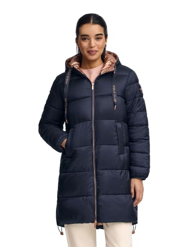 Polo Club Steppmantel in Navy Blau