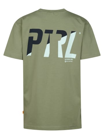 Petrol Industries Bedrucktes Jersey-T-Shirt Valle in Grün