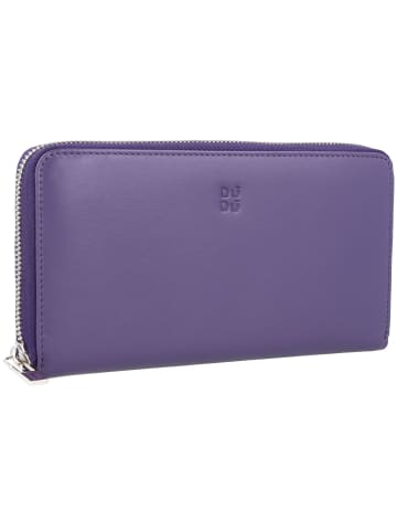 DuDu Geldbörse Leder 19 cm in mauve