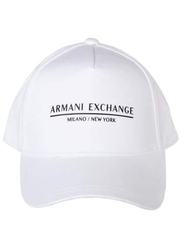 Armani Exchange Cap in Weiß