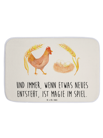 Mr. & Mrs. Panda Badvorleger Huhn Stolz mit Spruch in Weiß