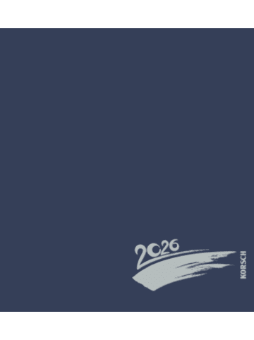 Korsch Kalender - Foto-Malen-Basteln Bastelkalender dunkelblau 2026