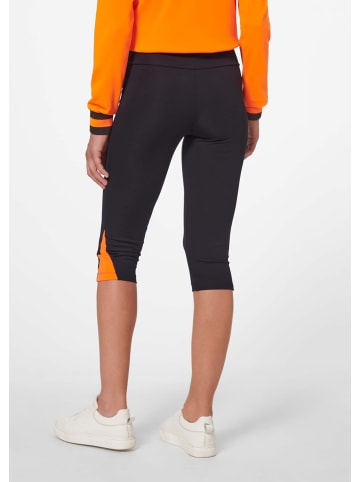MADELEINE Verkürzte Tights in schwarz / knallorange