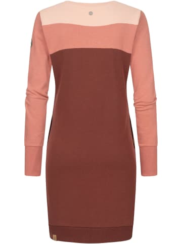 ragwear Sweatkleid Trega Dress Organic in Salmon