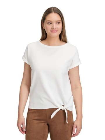 Betty Barclay Halbarm-Shirt mit Schleifenknoten in Rohweiß