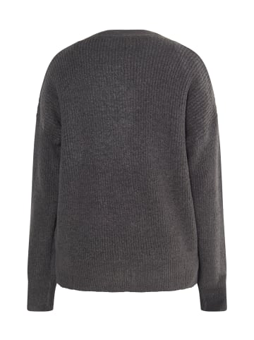 usha WHITE LABEL Damen Strickcardigan in Anthrazit