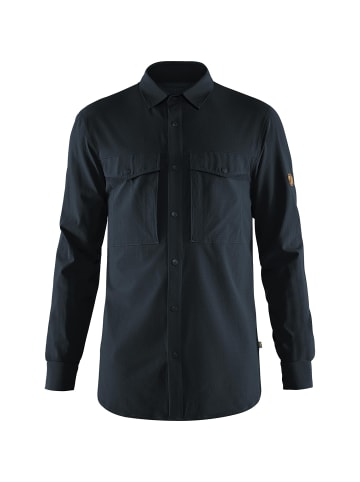 FJÄLLRÄVEN Hemd Abisko Trekking Shirt M in Rauchblau