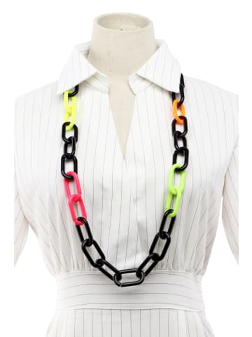 collezione alessandro Lange Kette " Ona " in schwarz-multi