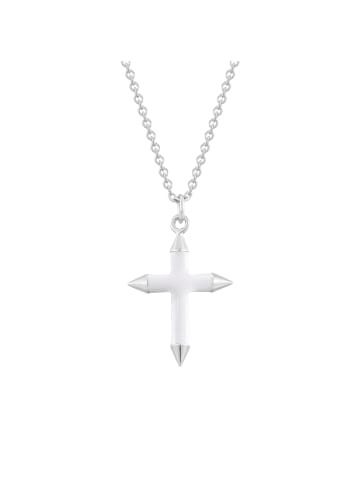 Glanzstücke München Halskette Kreuz Sterling Silber in silber