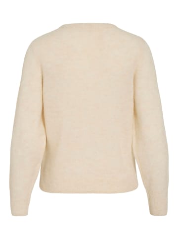 Vila Strickpullover in Sandshell