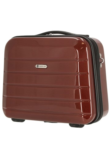 Check.In London 2.0 - Beautycase 33 cm (carbon schwarz) in carbon rot