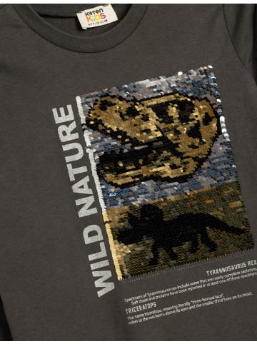 KOTON T-shirt in Anthrazit