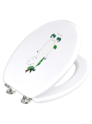 Mr. & Mrs. Panda Toilettenbrille Einhorn Joker ohne Spruch in Weiß