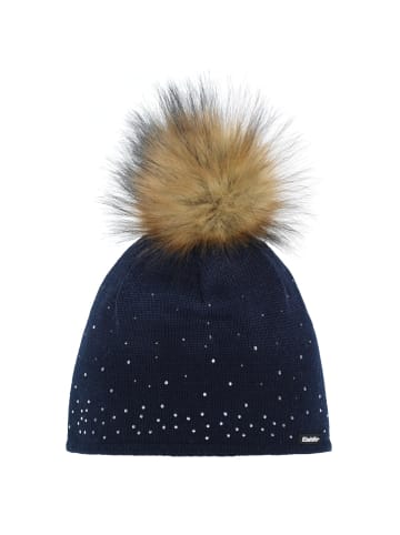 Eisbär Mütze Tiana Lux Crystal in blau