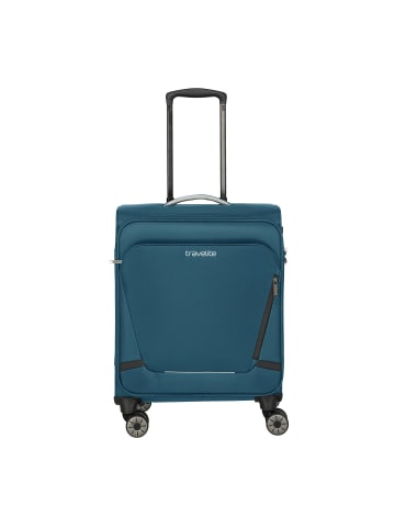 travelite Jetpack Max 4 Rollen Kabinentrolley 55 cm in petrol