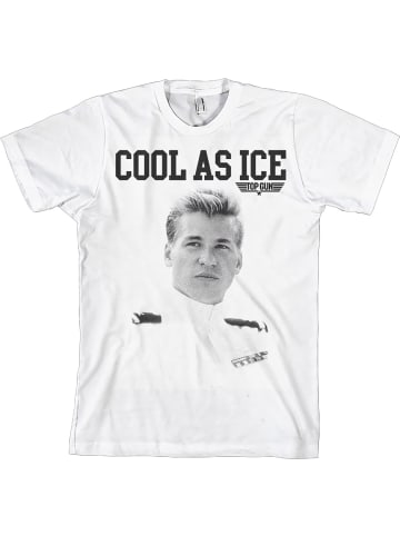 TOP GUN T-Shirt "Cool As Ice Big Tall T-Shirt" in Weiß