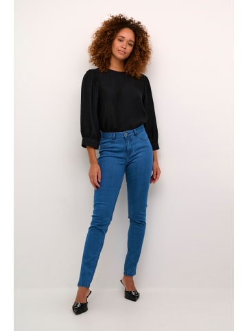 Kaffe Jeans KAlaurine Slim fit in Medium Blue Denim