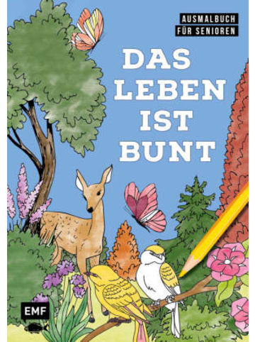 Michael Fischer Buch - Ausmalbuch für Senioren: Das Leben ist bunt