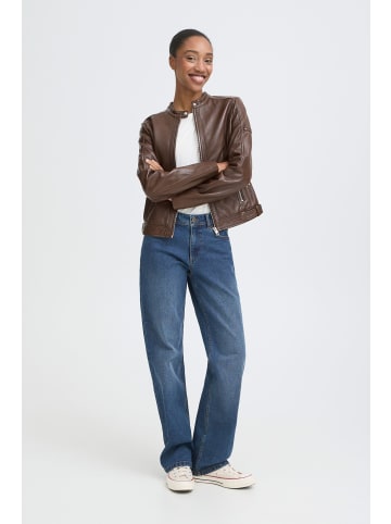 Oxmo Lederjacke OXDenise in Braun