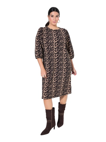 Studio Untold Kleid in dunkler sand