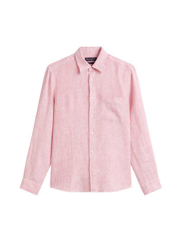 Marc O'Polo Hemd regular in multi/ raspberry pink