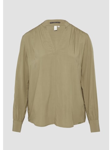 QS Bluse in 7854_tannengrün
