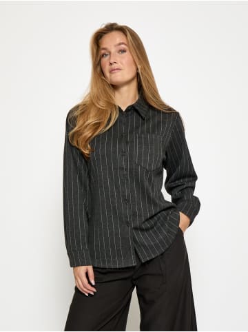 Peppercorn Hemd / Shirt in Dark Grey Melange