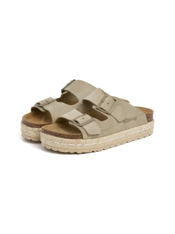 billowy Pantoletten  in khaki
