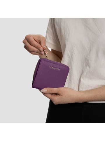Lazarotti Bologna Leather Geldbörse Leder 10 cm in purple