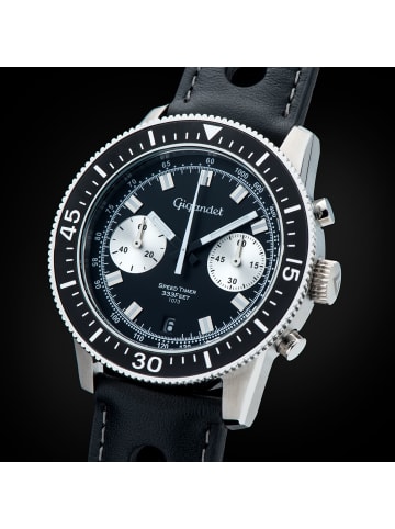 Gigandet Quarzuhr Chronograph "SPEED TIMER" in Schwarz/Silber