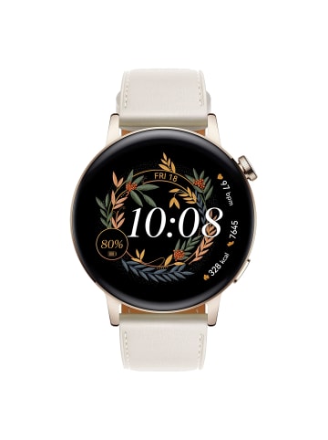 Huawei Smartwatch Watch GT3 42mm in Gold Leather