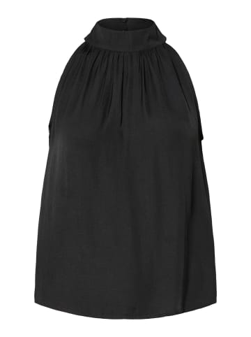 Pieces Neckholder-Top in Black