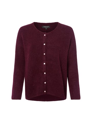 Marie Lund Strickjacke in bordeaux - 0002